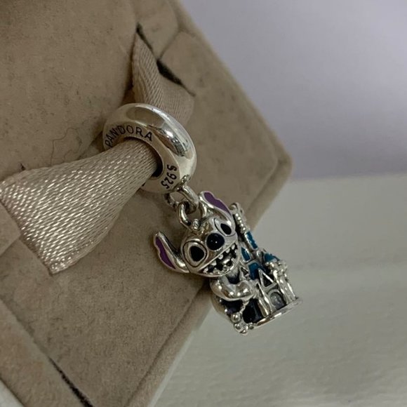 Pandora Disney Park Stitch & Castle Dangle Charm - Picture 5 of 6